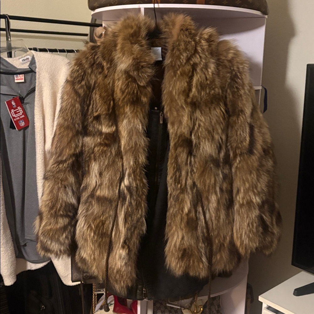 Luxurious Real Fox Fur Coat